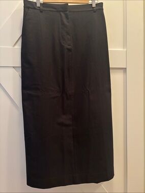 Mijeong park Black Pencil maxi Skirt, size large